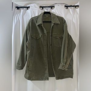 Green Aerie Trucker Jacket